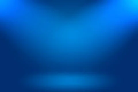 Abstract Luxury gradient Blue background. Smooth Dark blue with black vignett Stock Photos