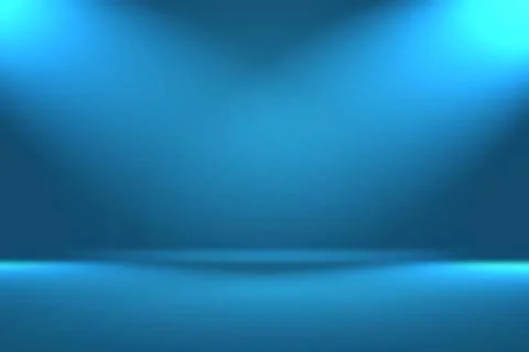 Abstract Luxury gradient Blue background. Smooth Dark blue with Black vign... Stock Photos