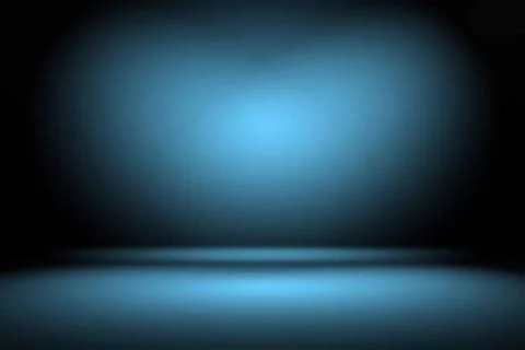 Abstract Luxury gradient Blue background. Smooth Dark blue with Black vign... Foto stock