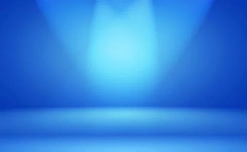 Abstract Luxury gradient Blue background. Smooth Dark blue with Black vign... Stock Photos