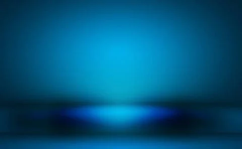 Abstract Luxury gradient Blue background. Smooth Dark blue with Black vign... Stock Photos