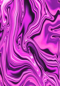 Abstract luxury liquid marble violet background. Purple metallic foil effect Stock Illustration