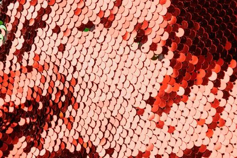 Abstract luxury red background with sequins sequins. Template for modern Stock Photos