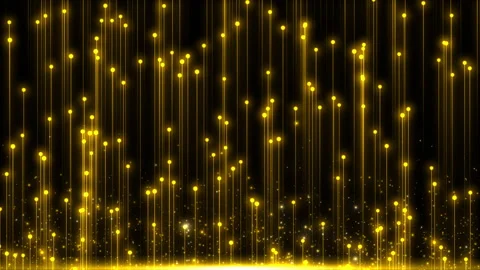 Abstract luxury trailing dots particles seamless loop background Stock Footage 264830914