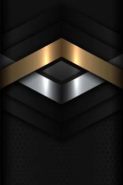 Abstract luxury triangle shape background Stock Illustration