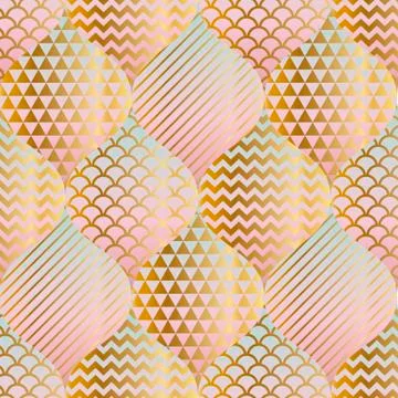 Abstract luxury vector seamless pattern Stock Illustration