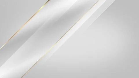 Abstract luxury white gradient backgrounds with golden lines, animated gold.. Video stock 317405326