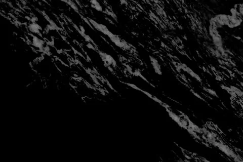 Abstract luxury white pattern on black color background and texture of marble Stock Photos