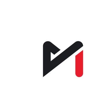 Abstract M Letter icon  Template Vector  illustration design Stock Illustration