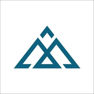 Abstract M logo vector template Stock Illustration