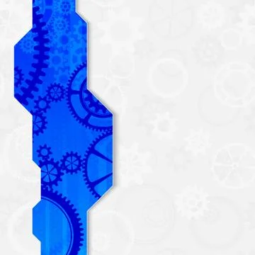 Abstract machine board frame Stock Illustration