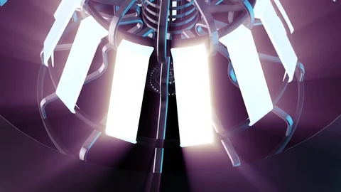 Abstract Machine Morph Animation Stock Footage 71072110