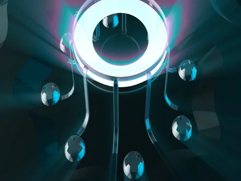 Abstract Machine Morph Animation Stock Footage 71074689