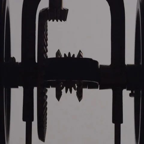 Abstract machine part operating Stock Footage 69491916