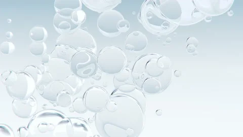 Abstract macro bubbles background 库存影片 108448220