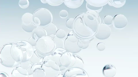 Abstract macro bubbles background 스톡 동영상 108449716