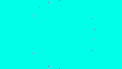 Abstract Macro Dot Pattern on Solid Magenta Pink Background Texture Stock Footage 336163042