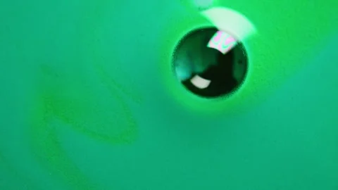 Abstract macro fluid art with shimmering vibrant swells and organic cellular Stock Footage 331700516