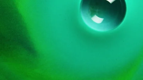 Abstract macro fluid art with shimmering vibrant swells and organic cellular Stock-Footage 331702055