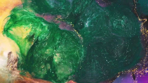 Abstract macro fluid art with vibrant organic motion and liquid textures Stock-Footage 331578113