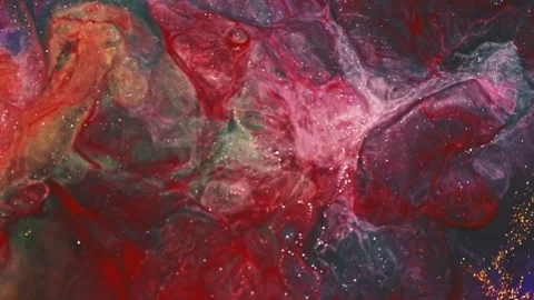 Abstract macro fluid art with vibrant organic motion and liquid textures 스톡 동영상 331580102
