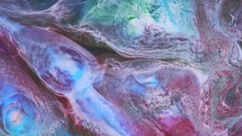 Abstract macro fluid art with vibrant organic motion and liquid textures Stock-Footage 331589604