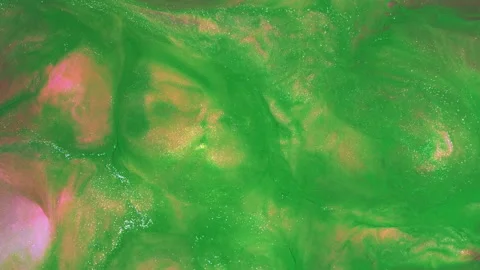 Abstract macro fluid art with vibrant organic motion and liquid textures Stock Footage 331591172