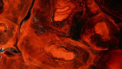Abstract macro fluid art with vibrant organic motion and shimmering textures 스톡 동영상 331616040