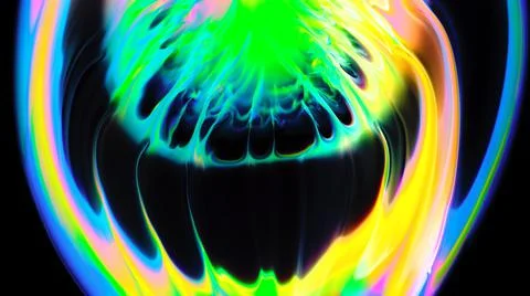 ABSTRACT MACRO PAINT AND COLORS Stock Illustration