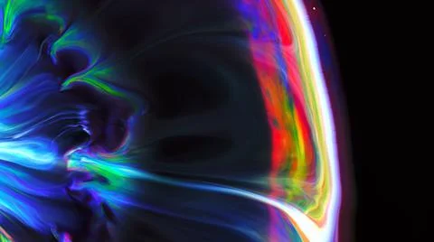 ABSTRACT MACRO PAINT AND COLORS Stock Illustration