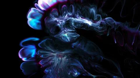 ABSTRACT MACRO PAINT AND COLORS Stock Illustration
