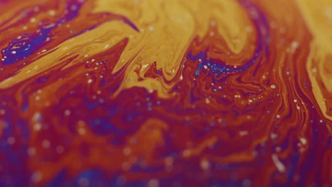 Abstract macro shot of fluorescent liquid Stockbeeldmateriaal 145870125