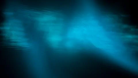 Abstract macro teal light cloud texture, glowing cyan smoke pattern backgroun Illustrazione stock