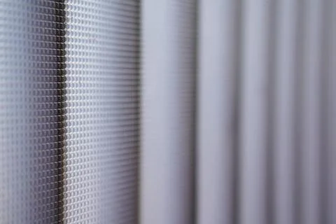 Abstract Macro Texture of Textured Privacy Glass with Geometric Grid Patter.. Stock Photos