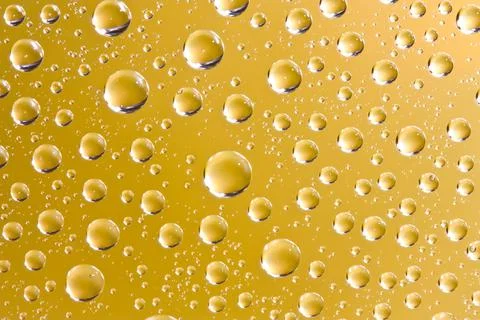 Abstract macro of water drops Stock Photos