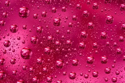 Abstract macro of water drops Stock Photos