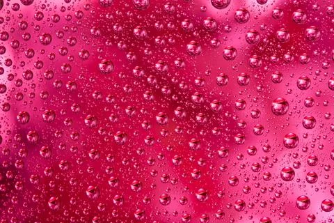 Abstract macro of water drops Stock Photos