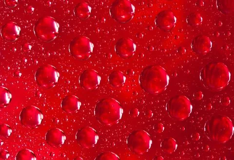 Abstract macro of water drops Stock Photos