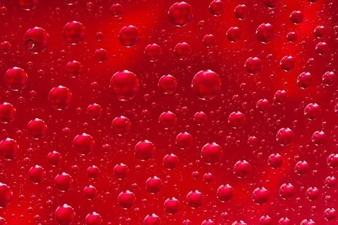 Abstract macro of water drops Stock Photos