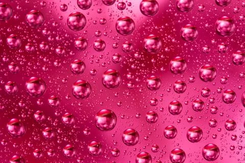 Abstract macro of water drops Stock Photos