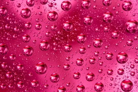 Abstract macro of water drops Stock Photos