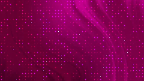 Abstract magenta background, technology dynamic white dot blinking, abstract Video stock 297669188