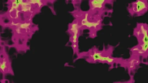 Abstract Magenta Black Organic Pattern Seamless Loop Stock Footage 340592944