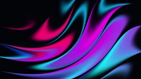 Abstract Magenta Cyan Liquid Background Loop 4K Stock Footage 341377380