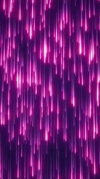 Abstract magenta light streaks falling on a dark purple background, creatin.. イラスト素材