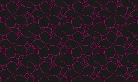 Abstract magenta overlapping curved lines . Stock Illustration
