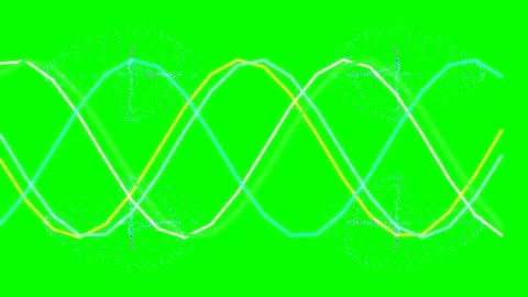 Abstract magenta wave pattern on red background | Digital energy flow seaml.. Stock Footage 339797308