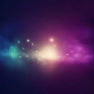 Abstract magic colorful light background. Abstract flowing wavy, smoke line.. Stock Photos