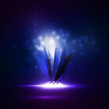 Abstract magic crystal Stock Illustration