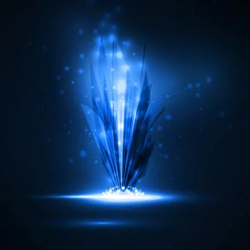 Abstract magic crystal Stock Illustration